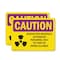 Signmission Radiation & Laser Sign, 7 in H x 10 in W, Plastic, Rectangle OS-2PACK-CR-P-710-L-10211 - alternate 1